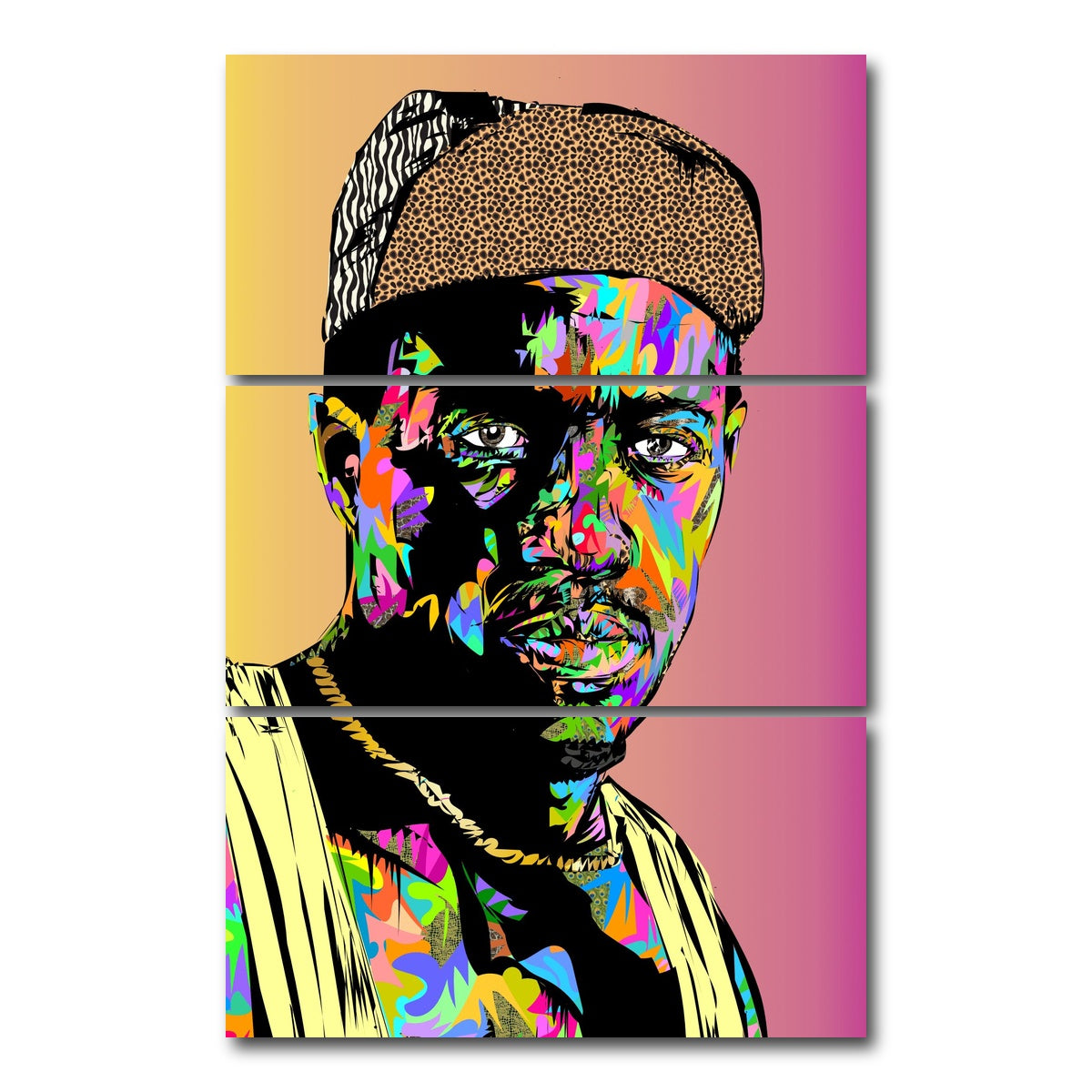 AUTO-MOCKUP WHITE | White Men Can't Jump | 3 Piece | Gallery Wrap Canvas | group=12x24_stacked