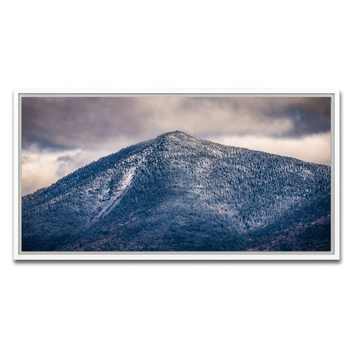 AUTO-MOCKUP WHITE | White Mountain | 1 Piece | White Framed Canvas | group=2x1