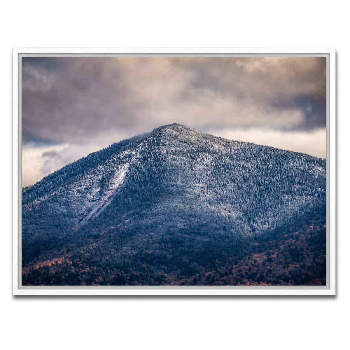 AUTO-MOCKUP WHITE | White Mountain | 1 Piece | White Framed Canvas | group=4x3