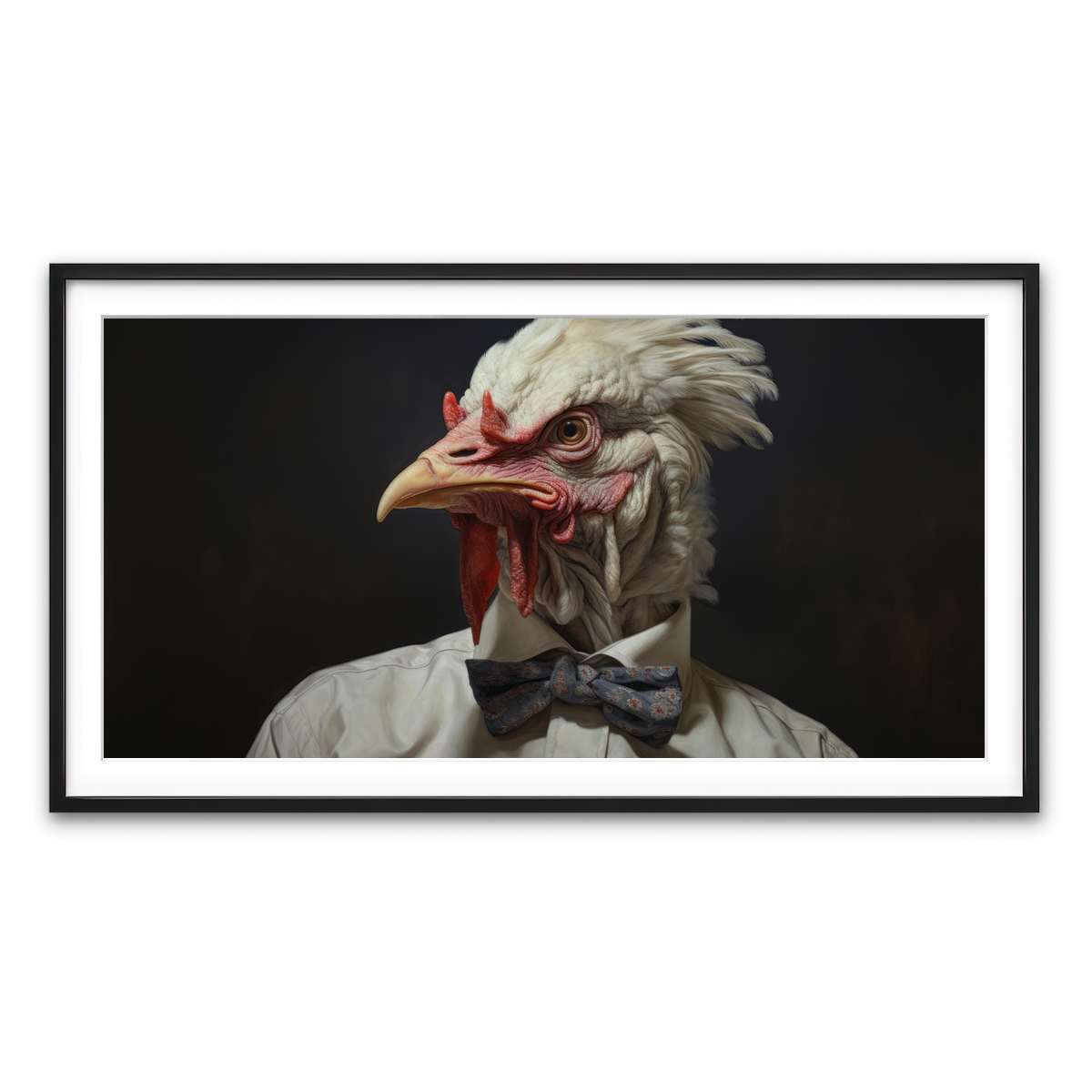 Framed Print 2x1 Black