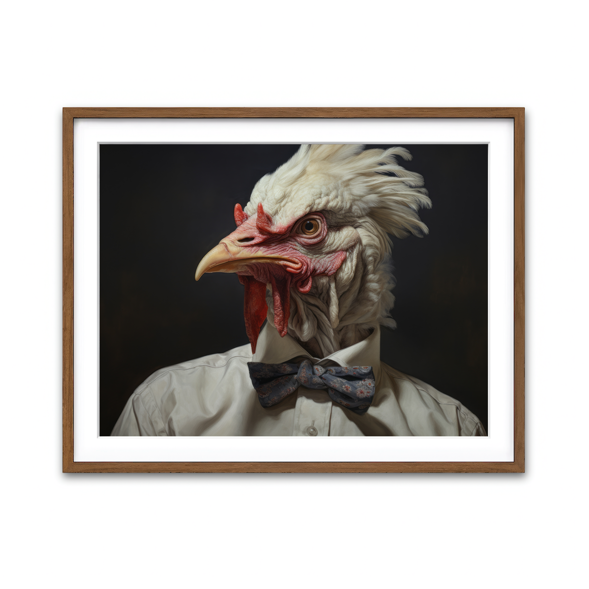 Framed Print 4x3 Walnut