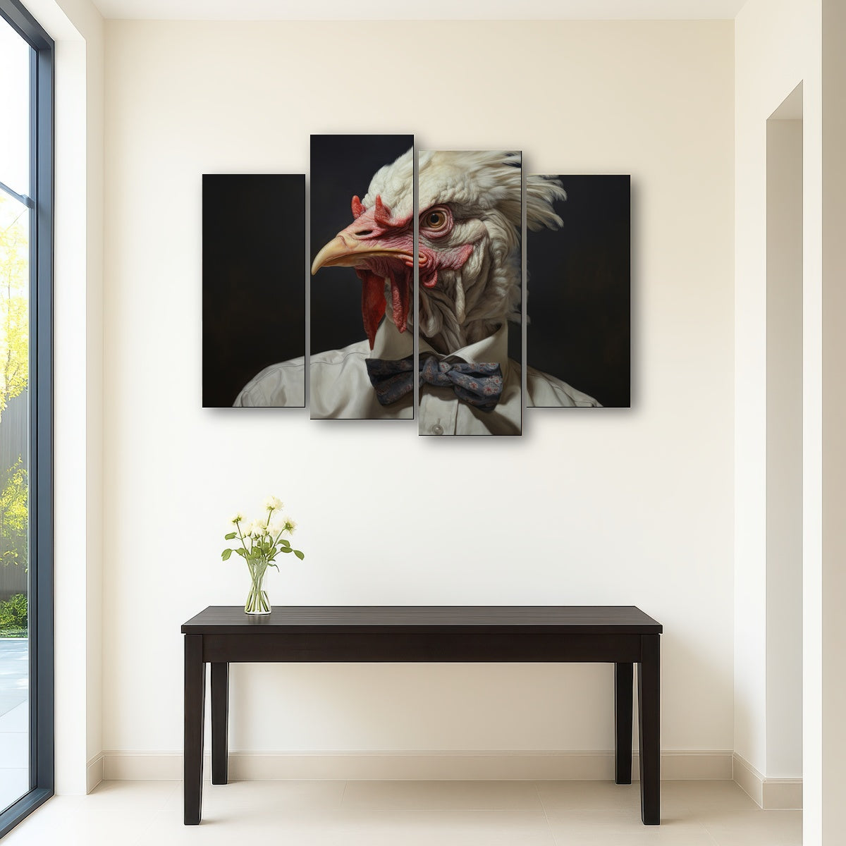 AUTO-MOCKUP ROOM | White Rooster Man