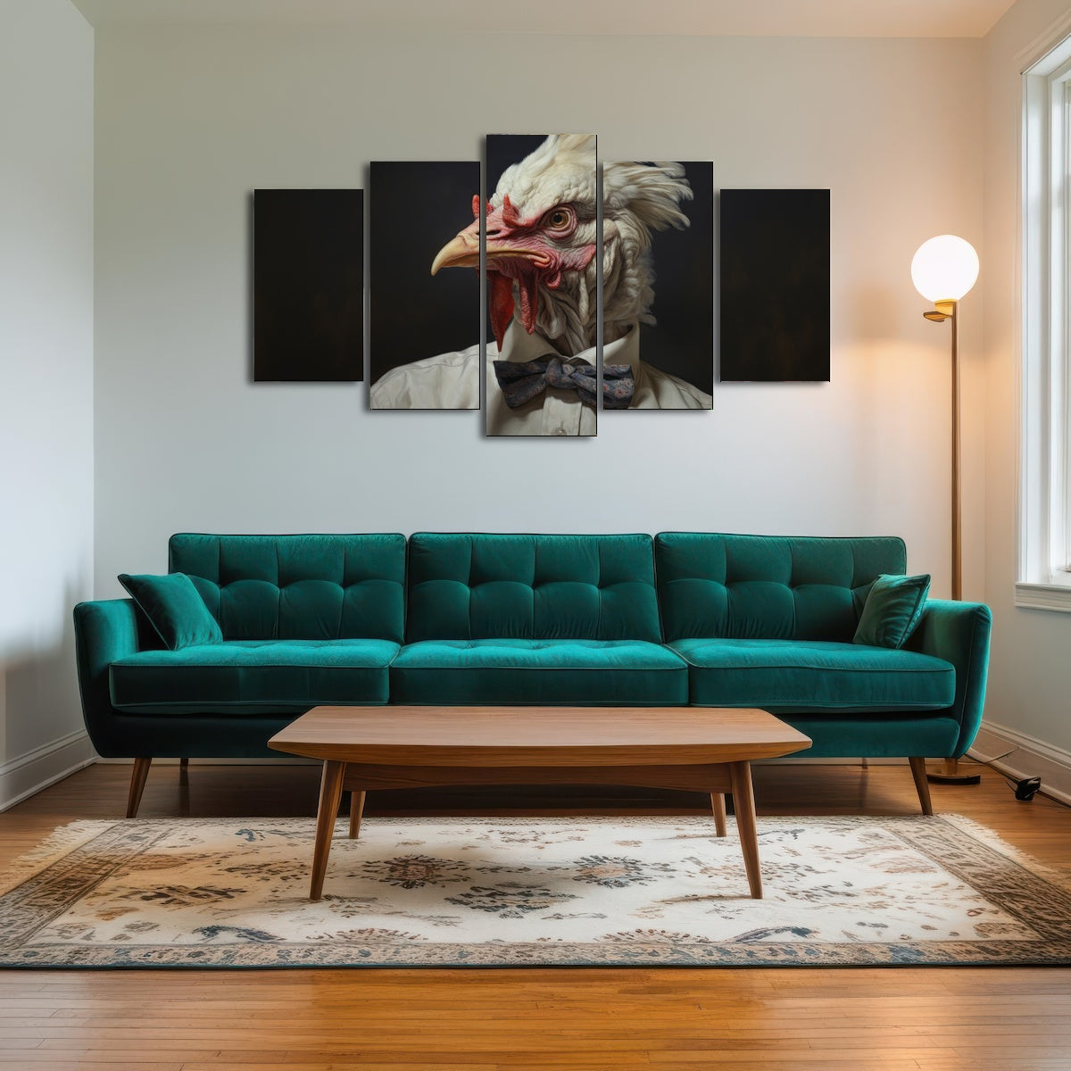 AUTO-MOCKUP ROOM | White Rooster Man