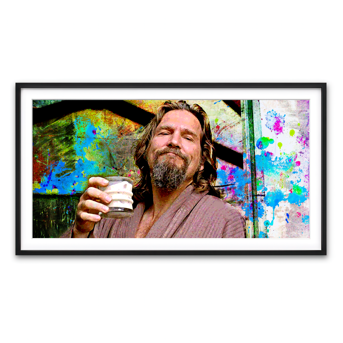 Framed Print 2x1 Black