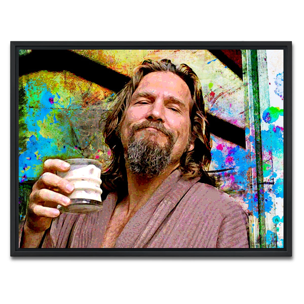 AUTO-MOCKUP WHITE | White Russian | 1 Piece | Black Framed Canvas | group=4x3