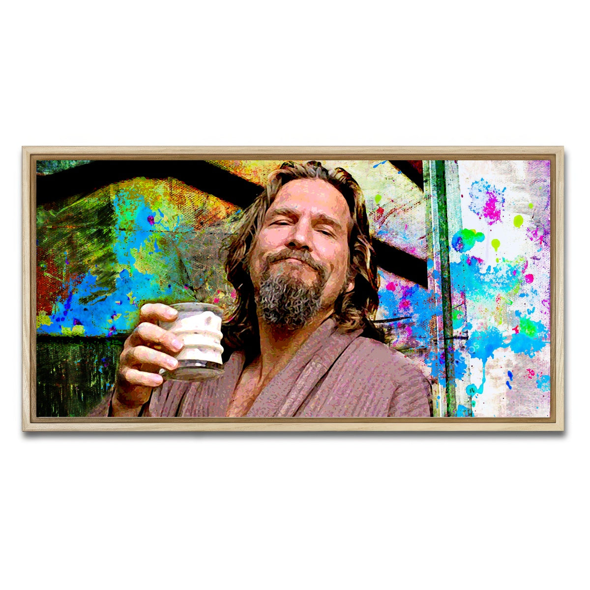 AUTO-MOCKUP WHITE | White Russian | 1 Piece | Natural Framed Canvas | group=2x1