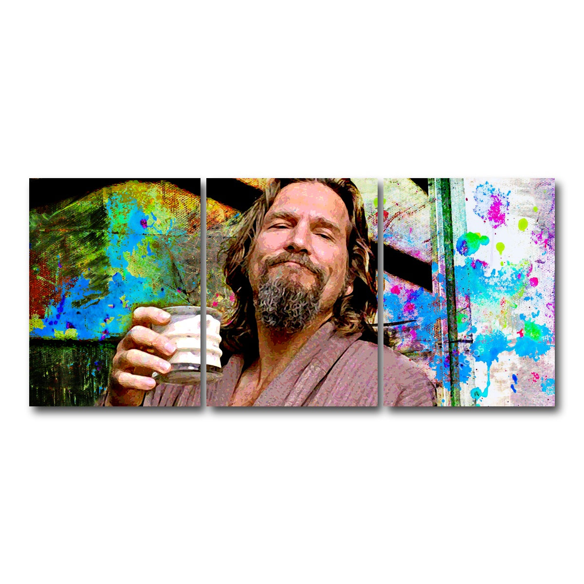 AUTO-MOCKUP WHITE | White Russian | 3 Piece | Gallery Wrap Canvas | group=18x24