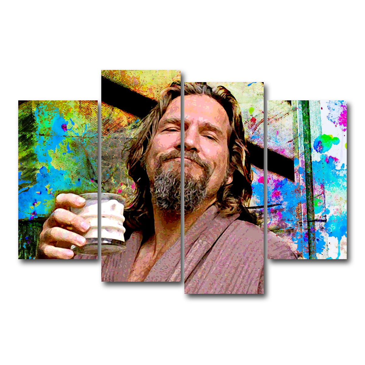 AUTO-MOCKUP WHITE | White Russian | 4 Piece | Gallery Wrap Canvas | group=4_short