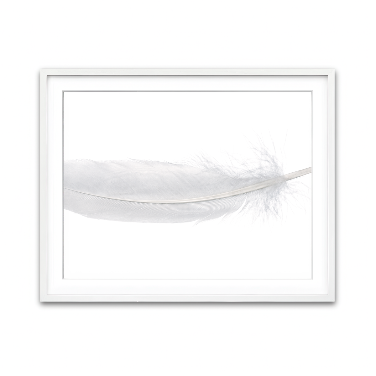 Framed Print 4x3 White