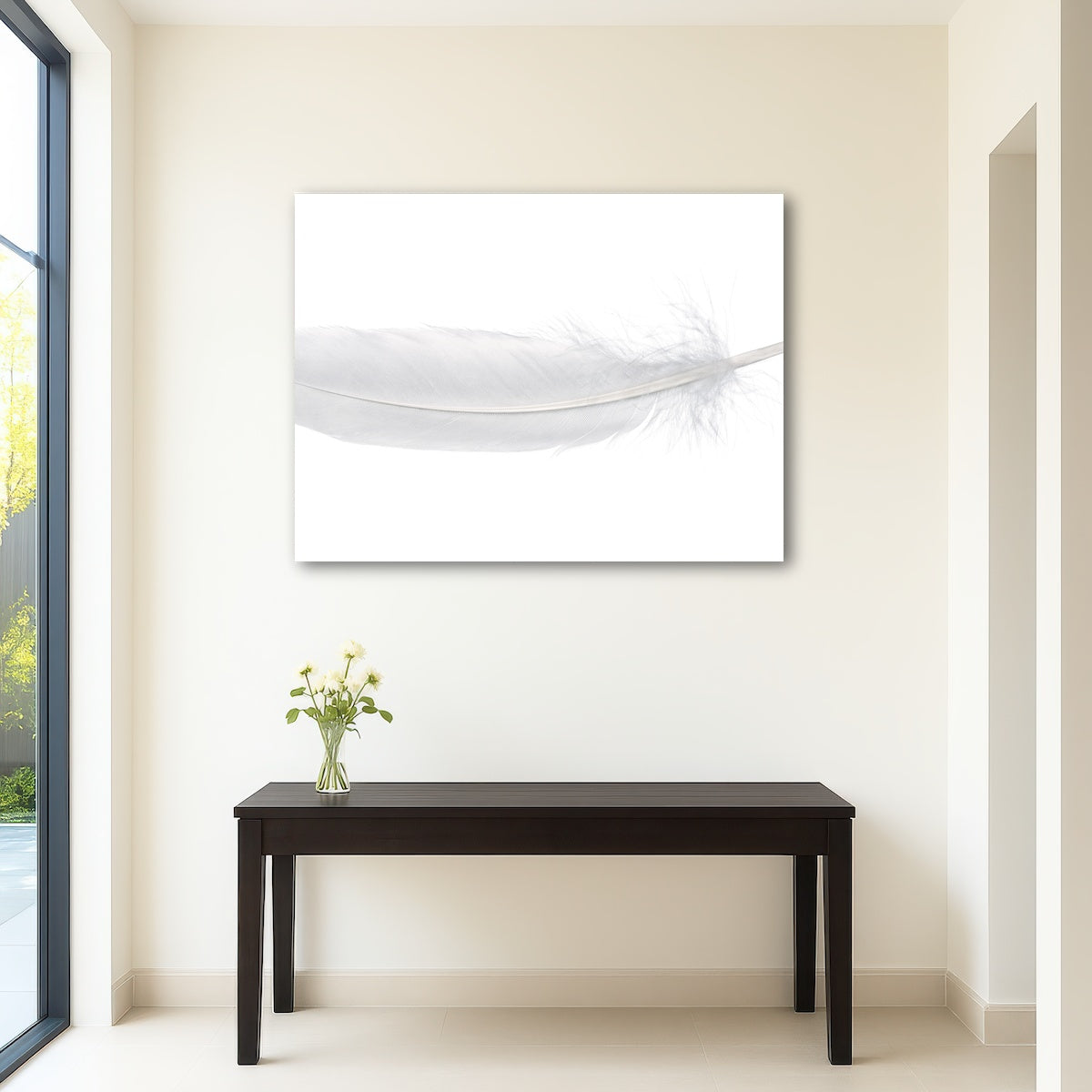 AUTO-MOCKUP ROOM | White Swan Feather