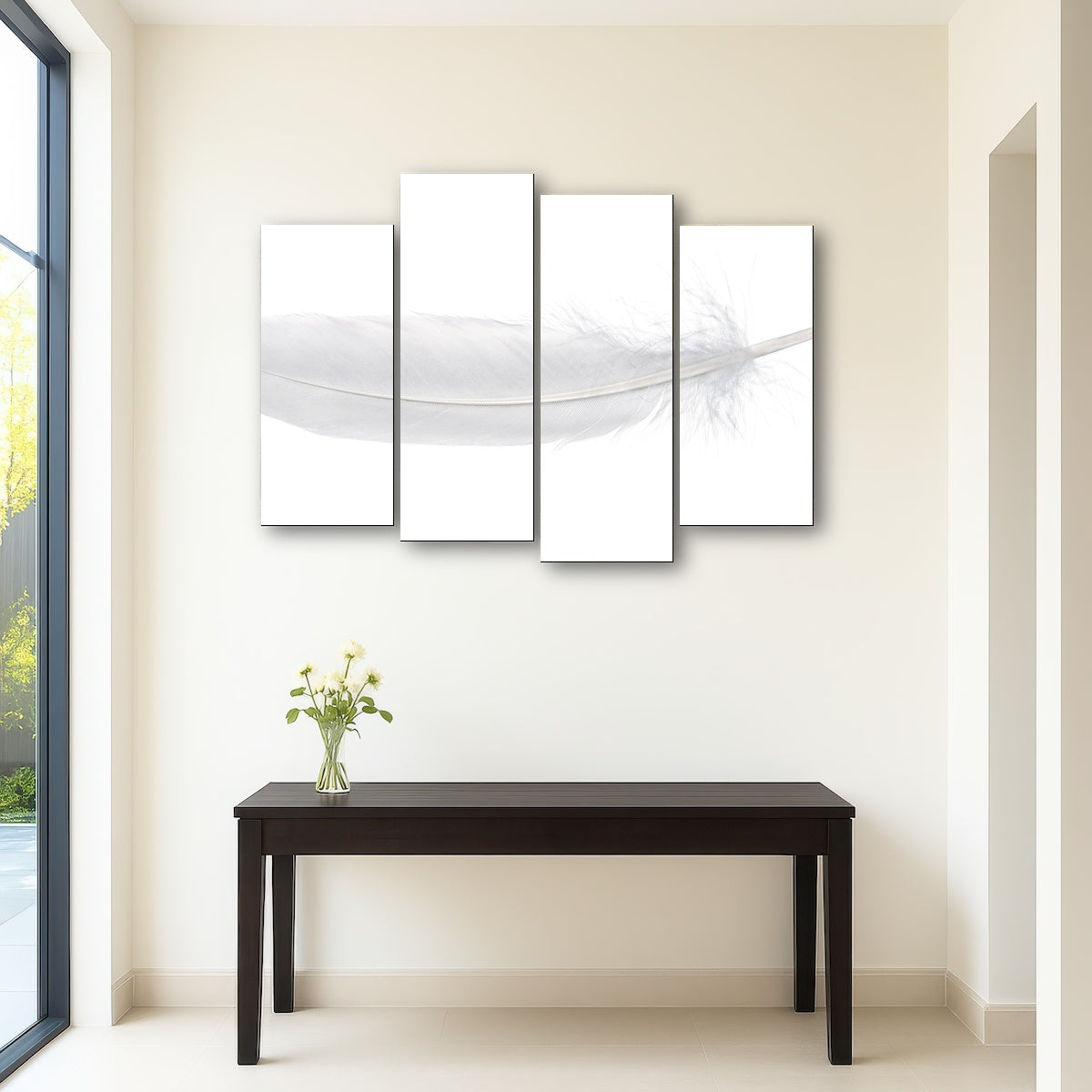 AUTO-MOCKUP ROOM | White Swan Feather