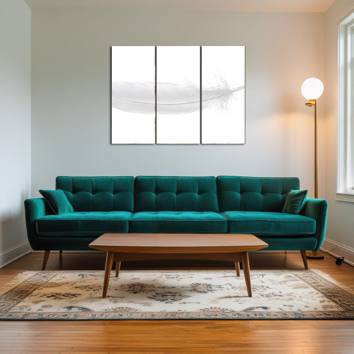 AUTO-MOCKUP ROOM | White Swan Feather