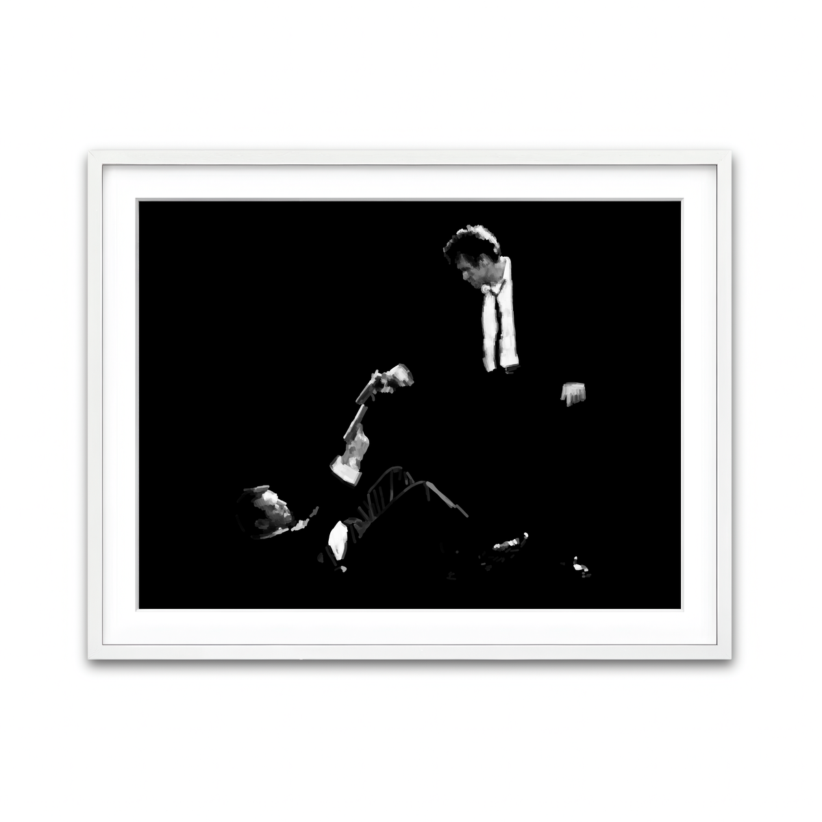 Framed Print 4x3 White