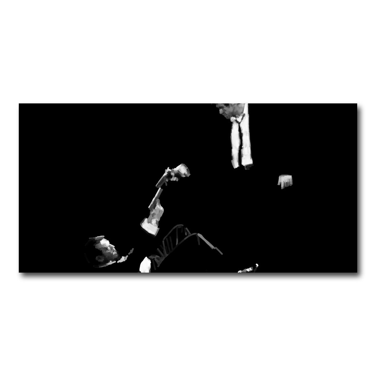 AUTO-MOCKUP WHITE | White VS Pink | 1 Piece | Gallery Wrap Canvas | group=2x1