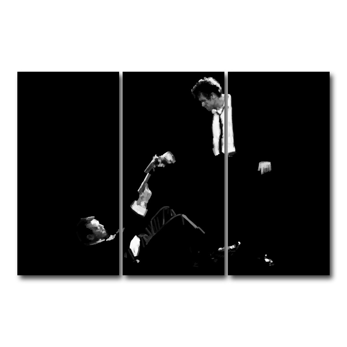 AUTO-MOCKUP WHITE | White VS Pink | 3 Piece | Gallery Wrap Canvas | group=12x24