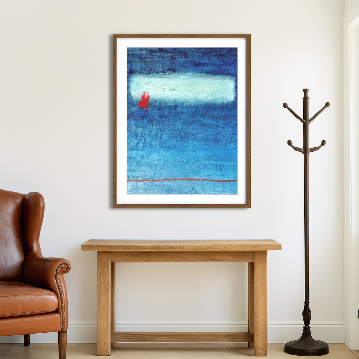 AUTO-MOCKUP ROOM | White Cloud at Midnight Wall Art