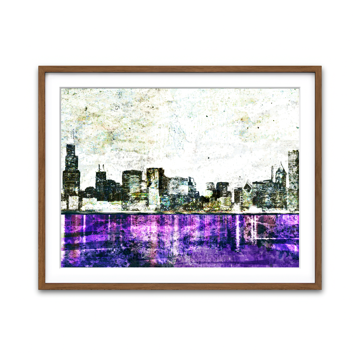 Framed Print 4x3 Walnut