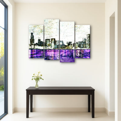 AUTO-MOCKUP ROOM | Whiteout chicago skyline