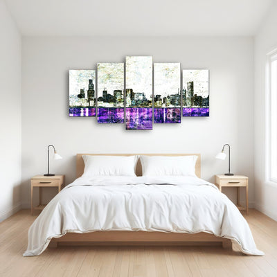 AUTO-MOCKUP ROOM | Whiteout chicago skyline