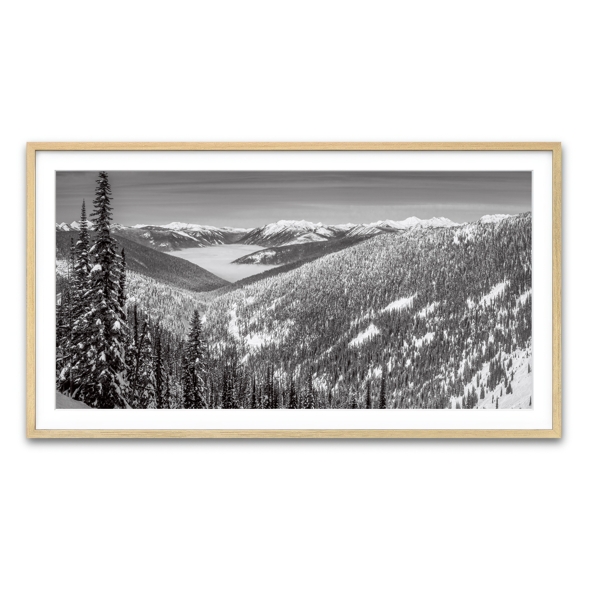 Framed Print 2x1 Natural