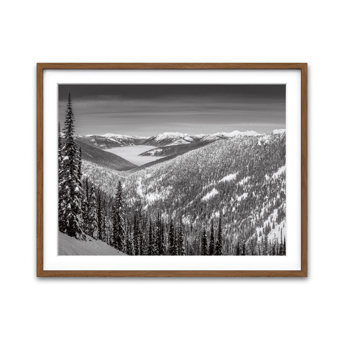 Framed Print 4x3 Walnut