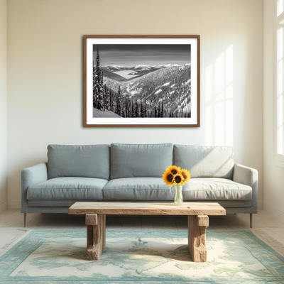 AUTO-MOCKUP ROOM | Whitewater Inversion Wall Art