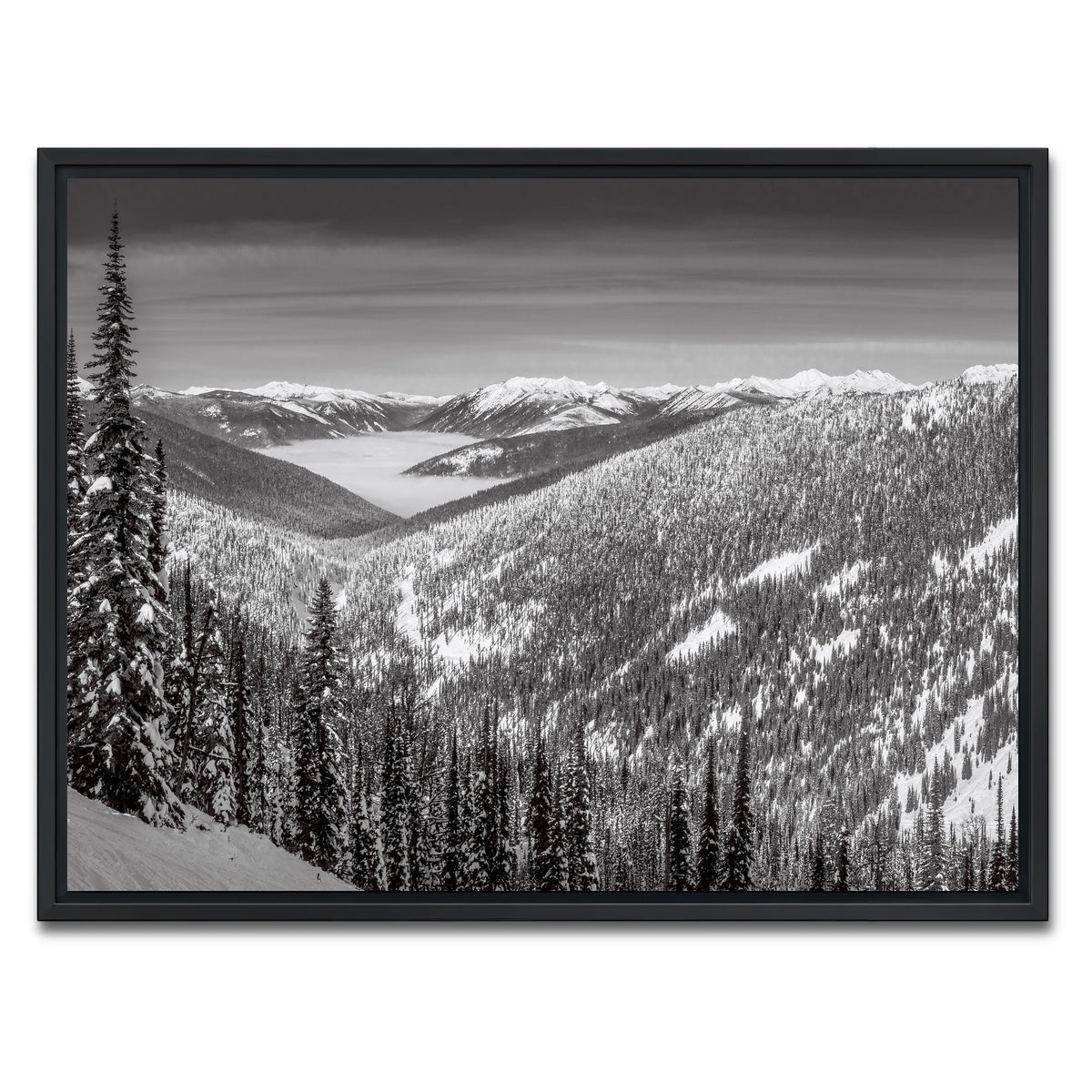 AUTO-MOCKUP WHITE | Whitewater Inversion | 1 Piece | Black Framed Canvas | group=4x3