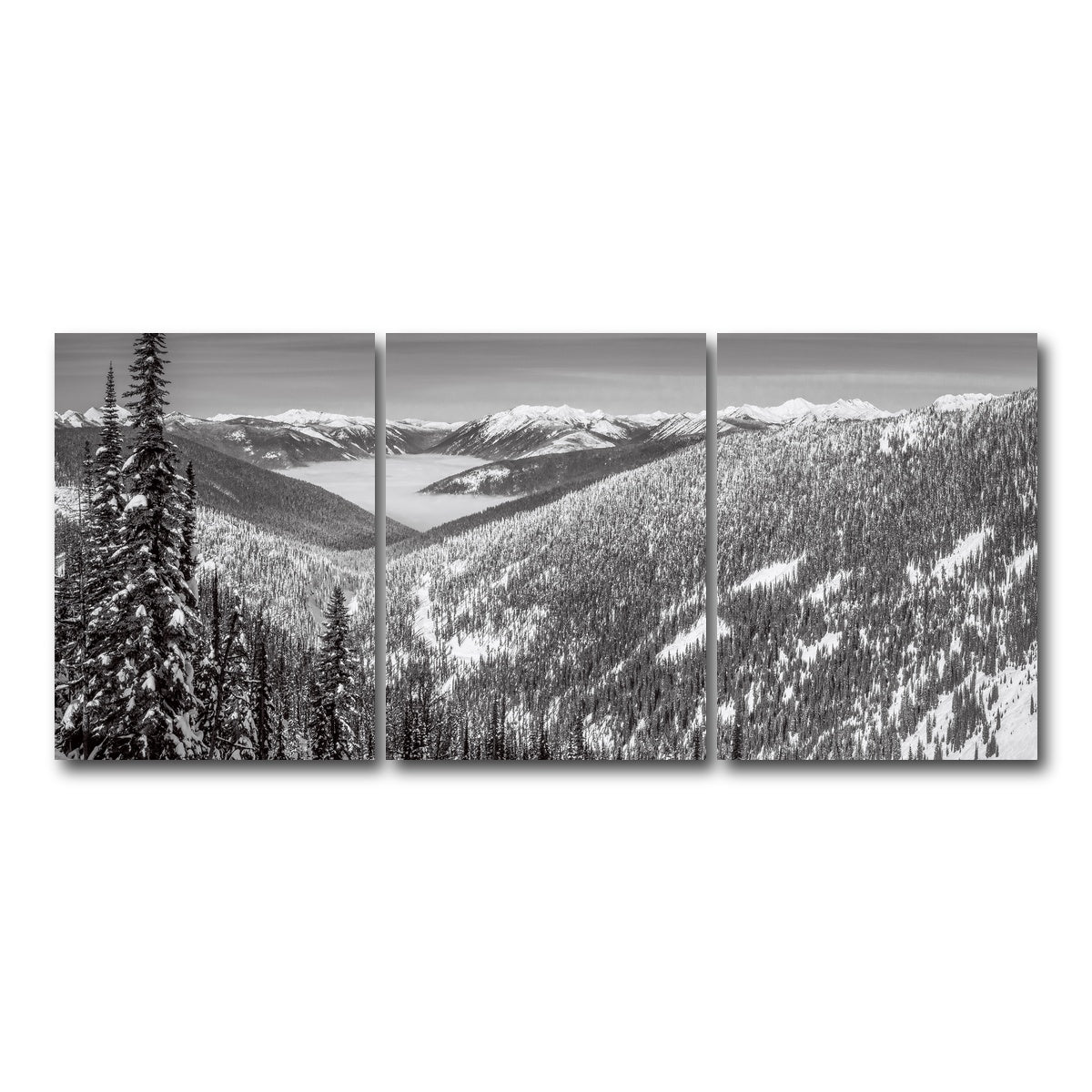 AUTO-MOCKUP WHITE | Whitewater Inversion | 3 Piece | Gallery Wrap Canvas | group=18x24