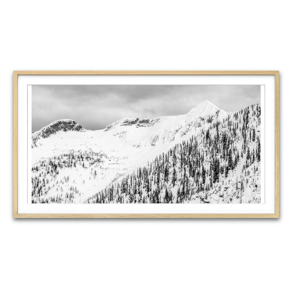 Framed Print 2x1 Natural