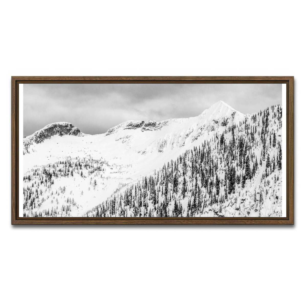 AUTO-MOCKUP WHITE | Whitewater West | 1 Piece | Walnut Framed Canvas | group=2x1
