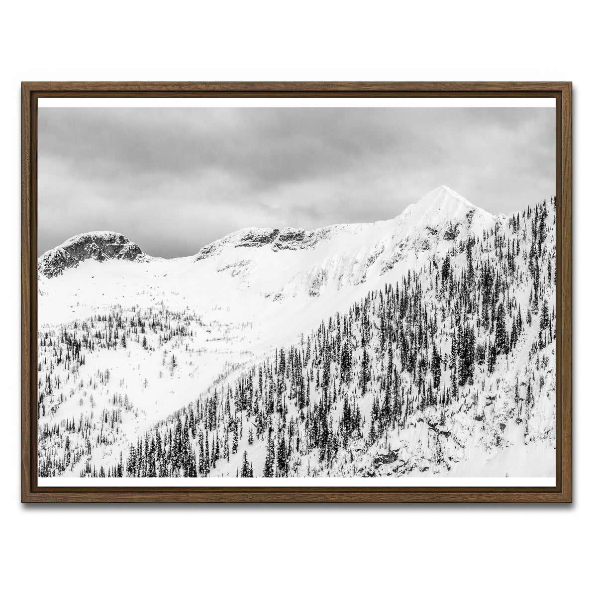 AUTO-MOCKUP WHITE | Whitewater West | 1 Piece | Walnut Framed Canvas | group=4x3