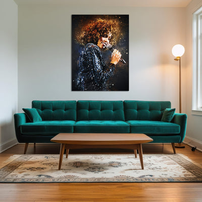 AUTO-MOCKUP ROOM | Whitney Houston Painting