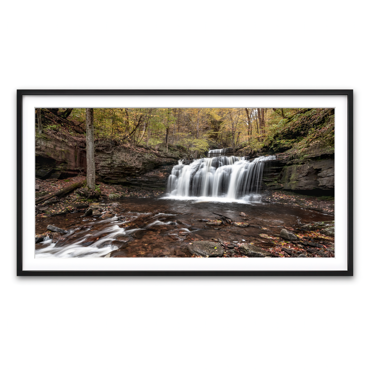 Framed Print 2x1 Black