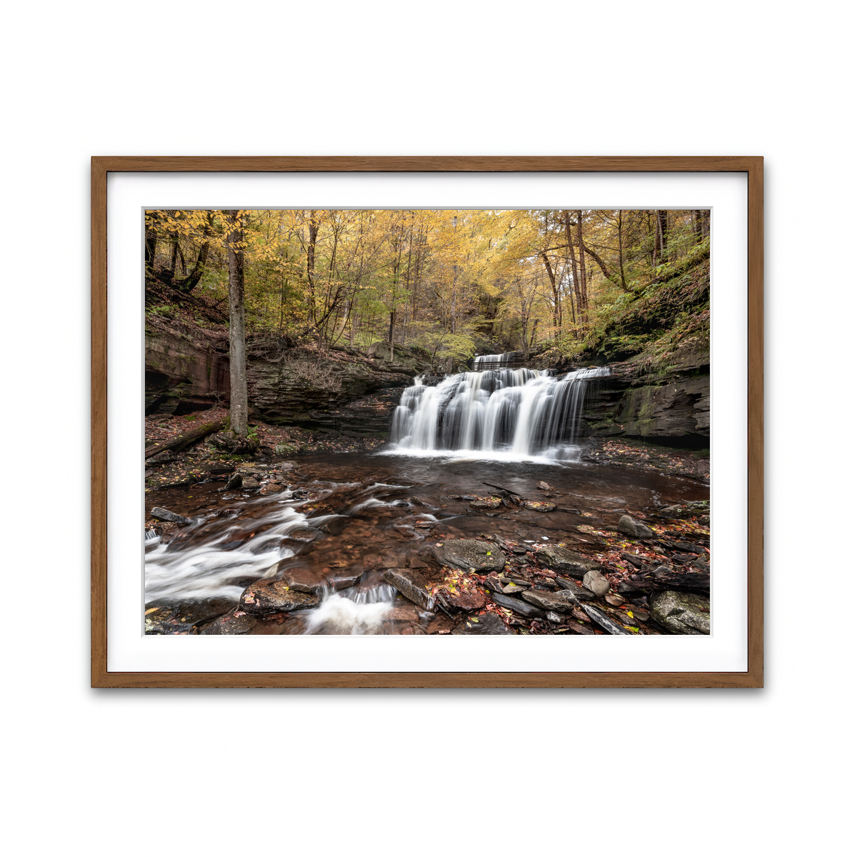 Framed Print 4x3 Walnut