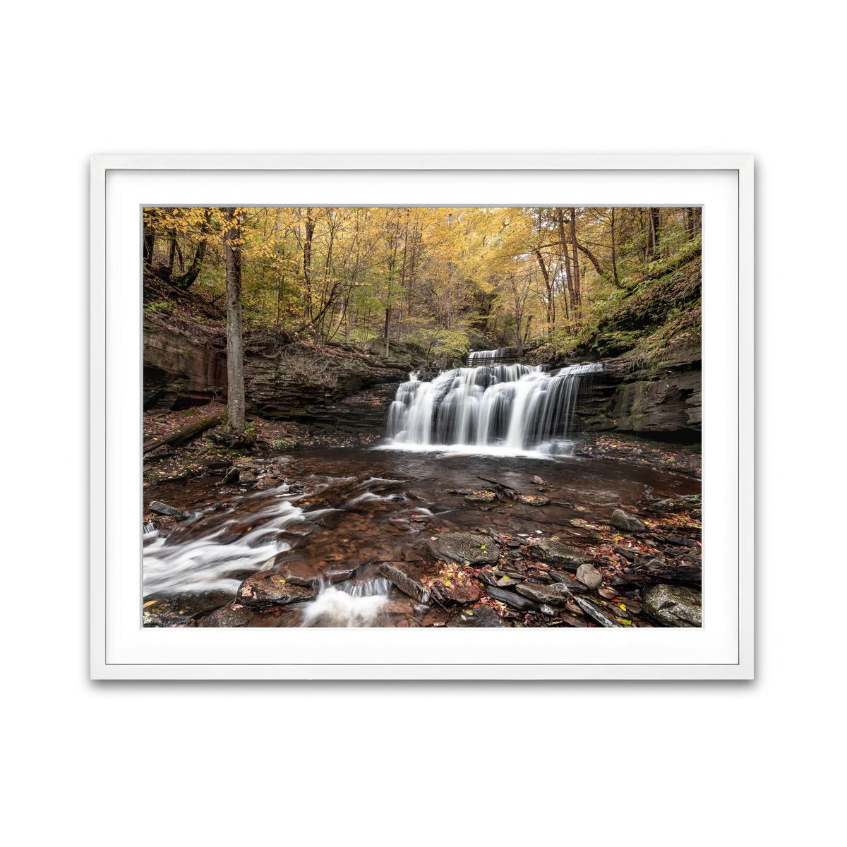 Framed Print 4x3 White