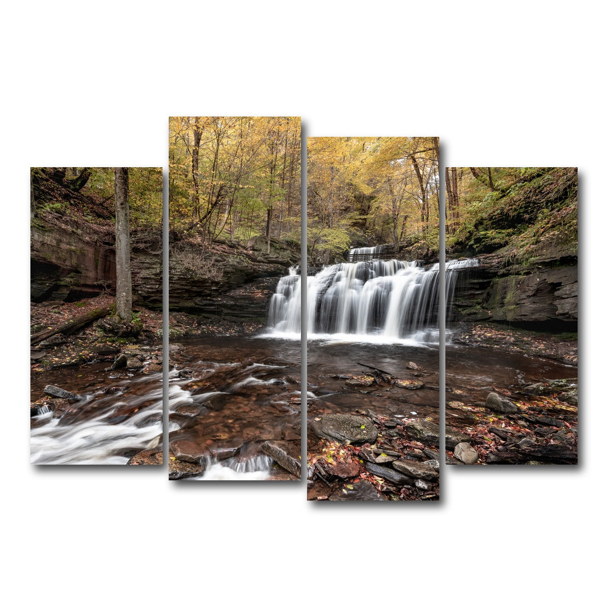 AUTO-MOCKUP WHITE | Who Loves Color | 4 Piece | Gallery Wrap Canvas | group=4_normal