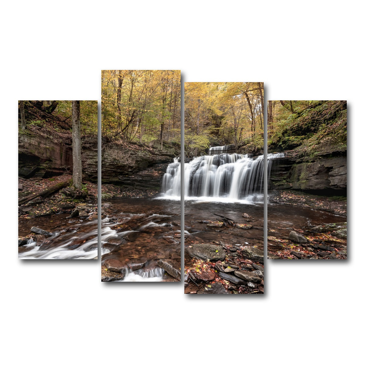 AUTO-MOCKUP WHITE | Who Loves Color | 4 Piece | Gallery Wrap Canvas | group=4_short