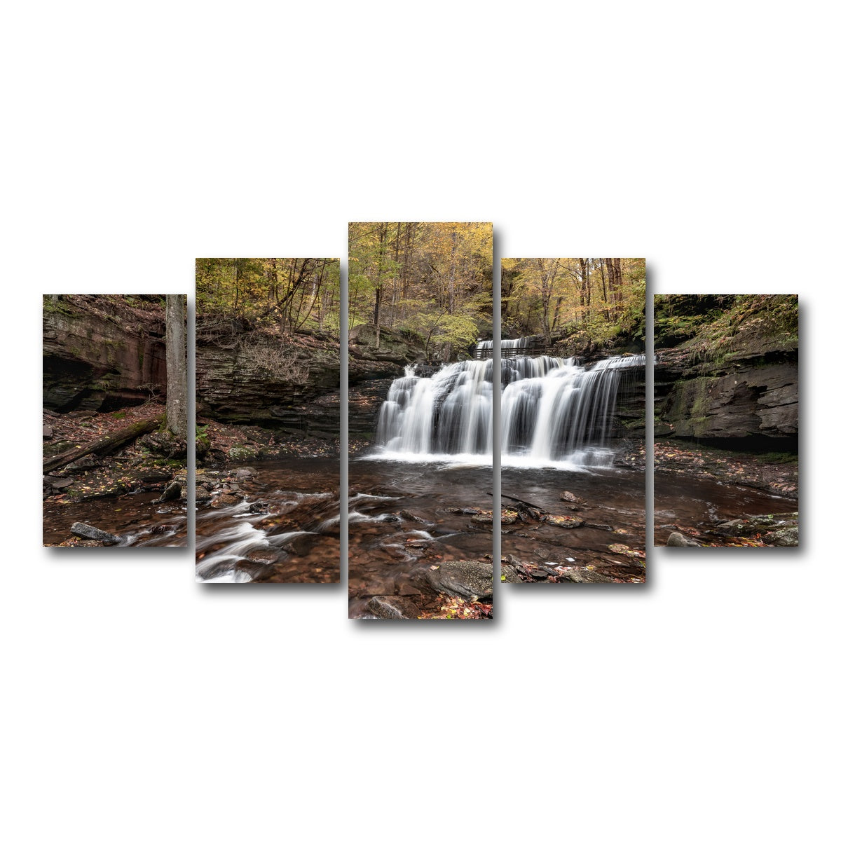 AUTO-MOCKUP WHITE | Who Loves Color | 5 Piece | Gallery Wrap Canvas | group=5_normal