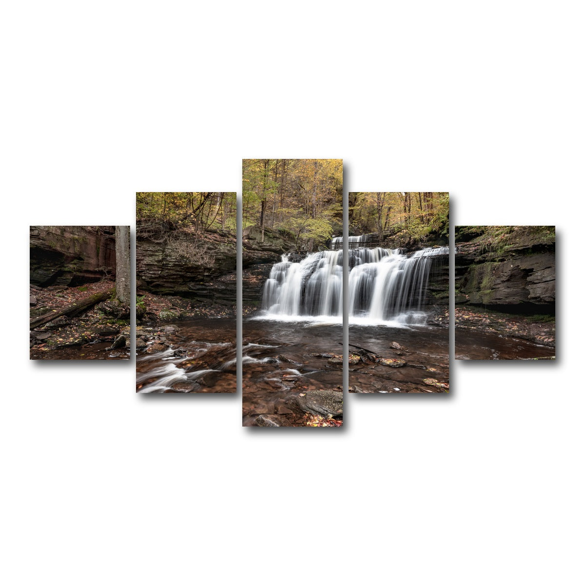 AUTO-MOCKUP WHITE | Who Loves Color | 5 Piece | Gallery Wrap Canvas | group=5_short