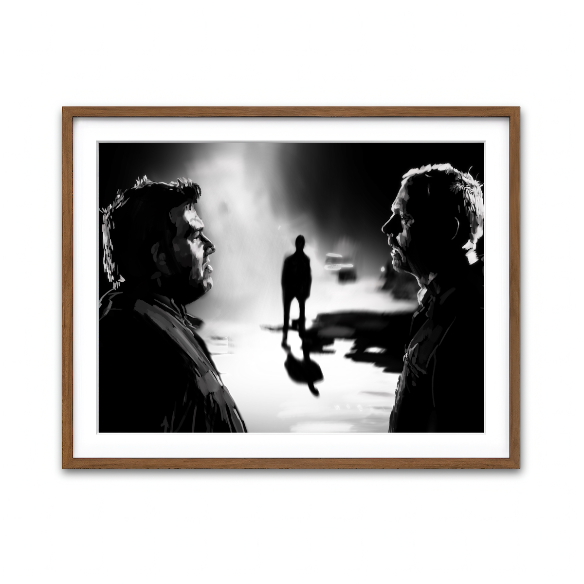 Framed Print 4x3 Walnut