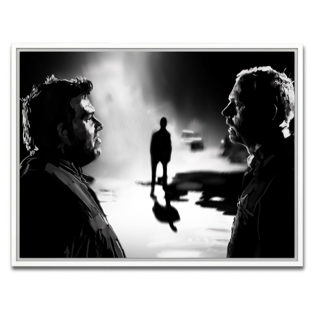 AUTO-MOCKUP WHITE | Who Made You King of the Zombies | 1 Piece | White Framed Canvas | group=4x3