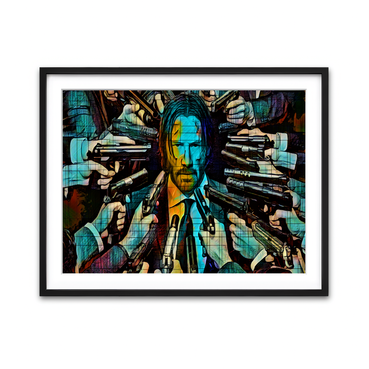 Framed Print 4x3 Black