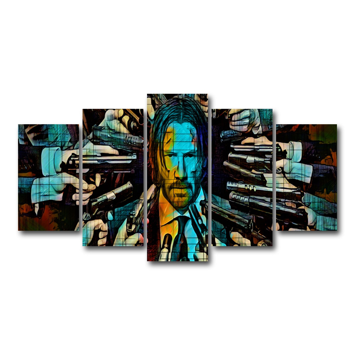 AUTO-MOCKUP WHITE | Wick | 5 Piece | Gallery Wrap Canvas | group=5_normal