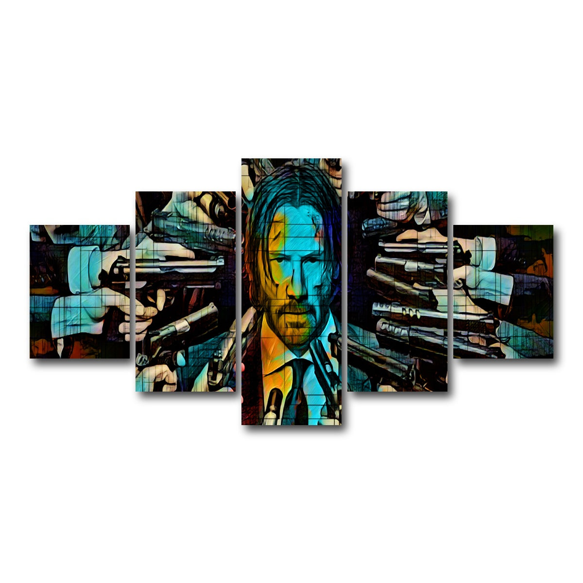 AUTO-MOCKUP WHITE | Wick | 5 Piece | Gallery Wrap Canvas | group=5_short