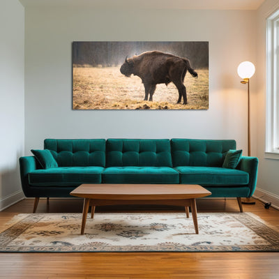 AUTO-MOCKUP ROOM | Wild Bison Shaking off Rain