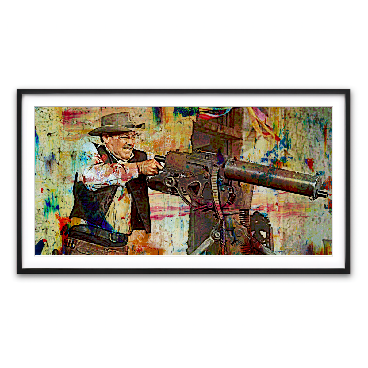 Framed Print 2x1 Black