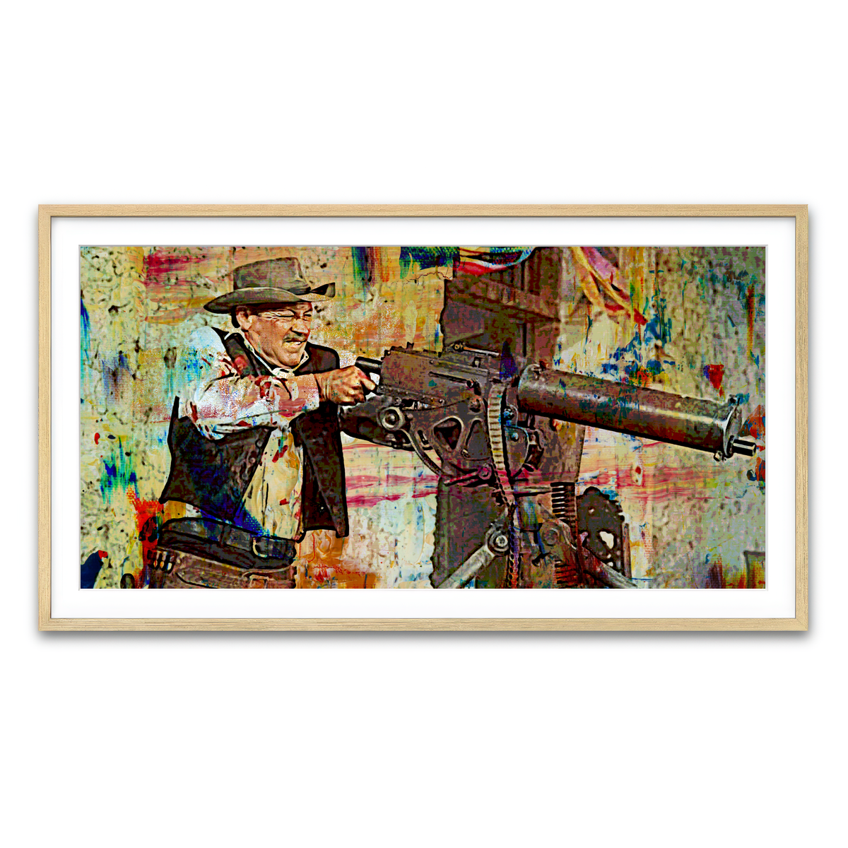 Framed Print 2x1 Natural