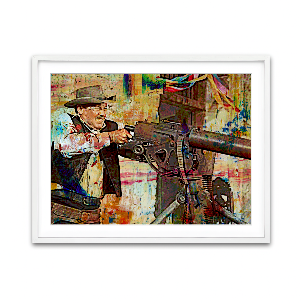 Framed Print 4x3 White