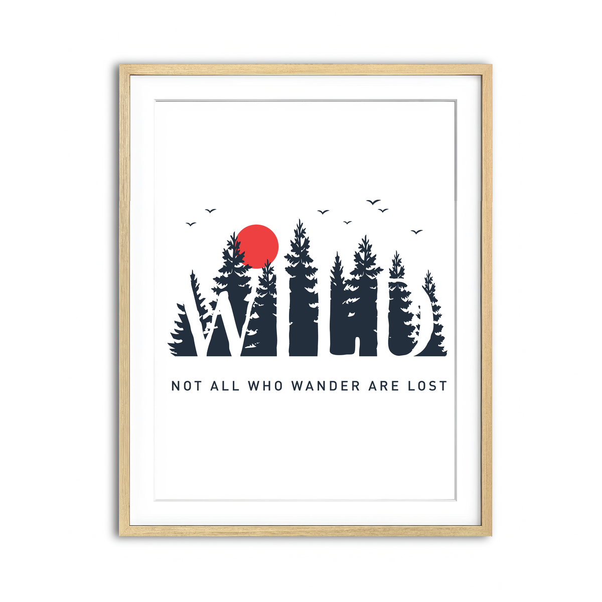 Framed Print 3x4 Natural