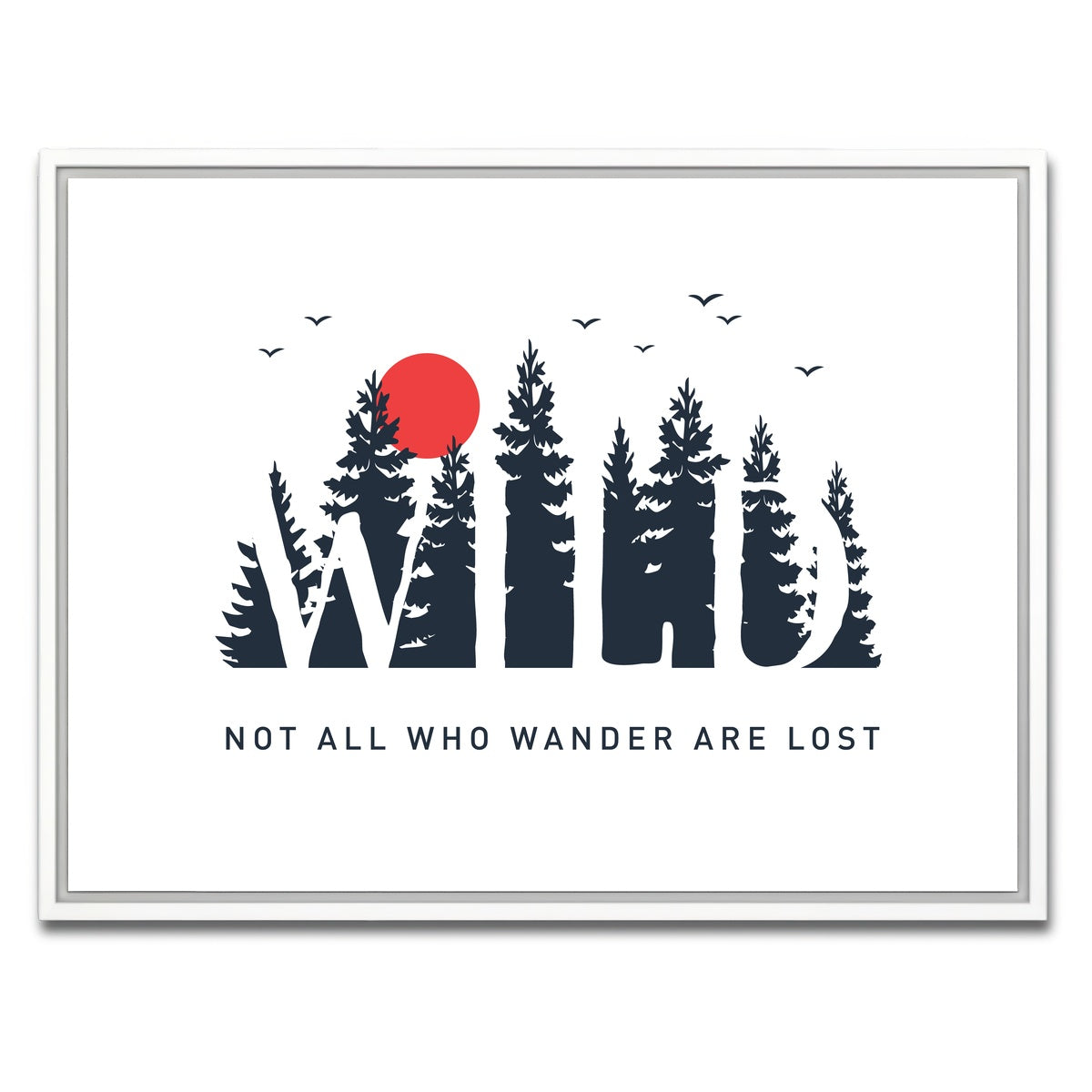 AUTO-MOCKUP WHITE | Wild Wander | 1 Piece | White Framed Canvas | group=4x3